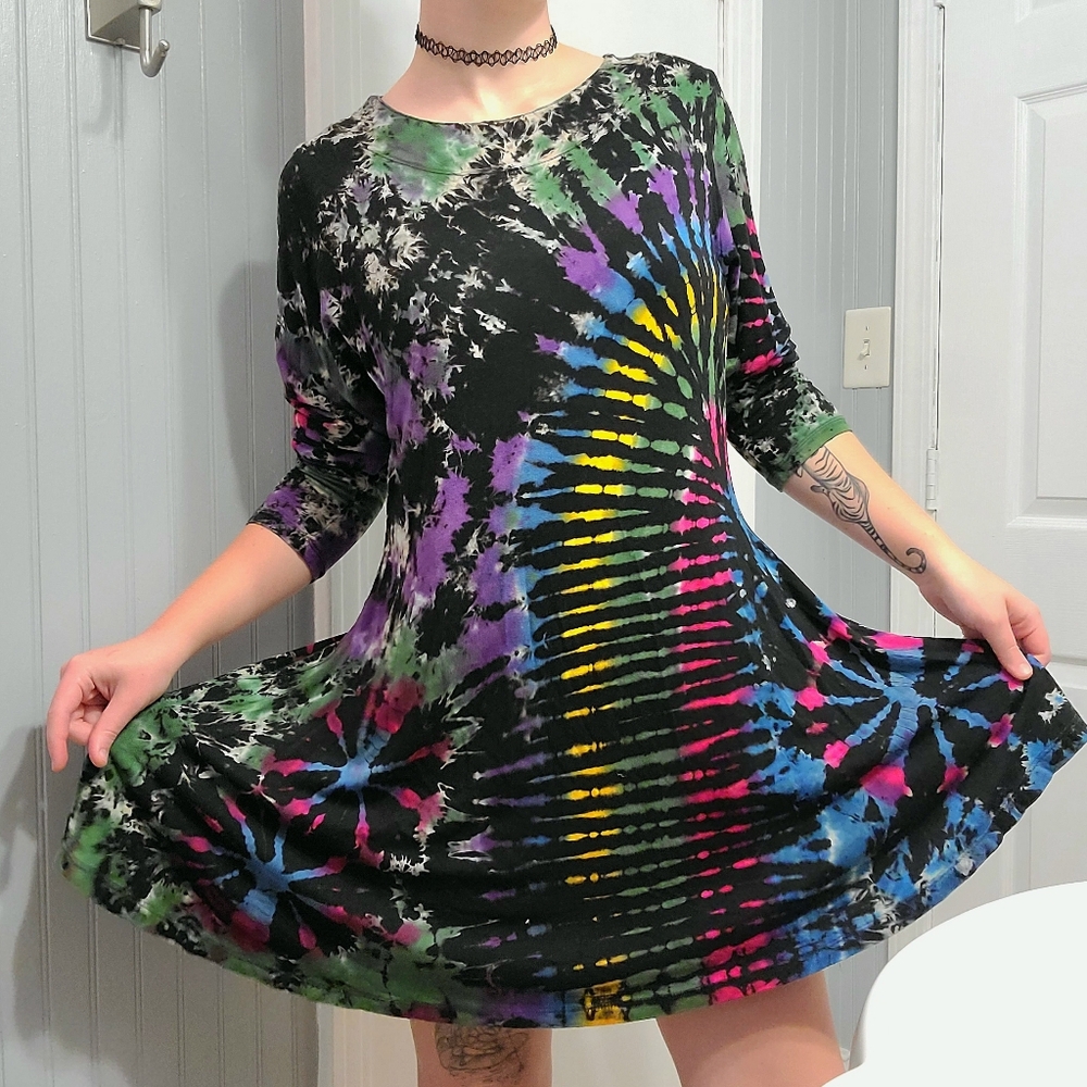 tie dye dress